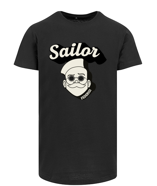 Tee Oversize Sailor shadow beige
