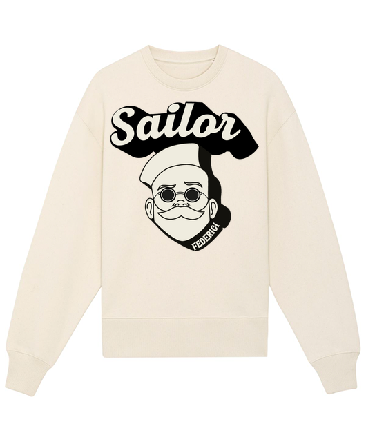 SWEAT SAILOR SHADOW Beige premium BIO