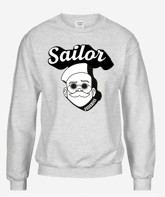 SWEAT SAILOR SHADOW White
