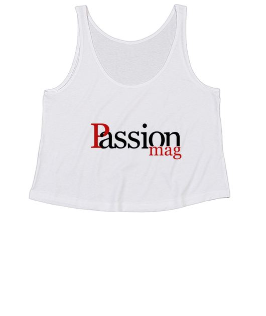 Crop top coton bio Passion Mag.com Logo