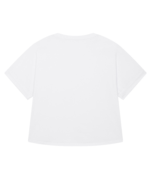 COLLIDER / T-SHIRT FEMME LOOSE MANCHES ROULÉES BIO Passion Mag - Vue 2