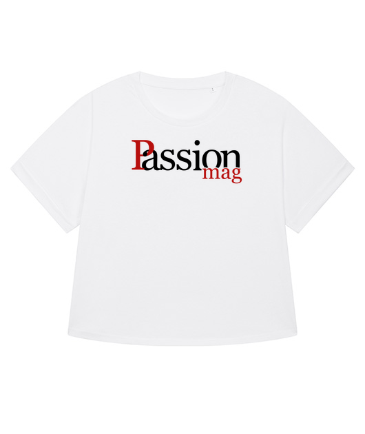 COLLIDER / T-SHIRT FEMME LOOSE MANCHES ROULÉES BIO Passion Mag