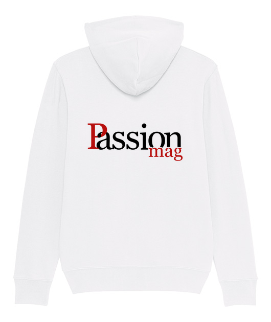 CULTIVATOR - Sweat capuche zippé bio logo Passion Mag - Vue 2