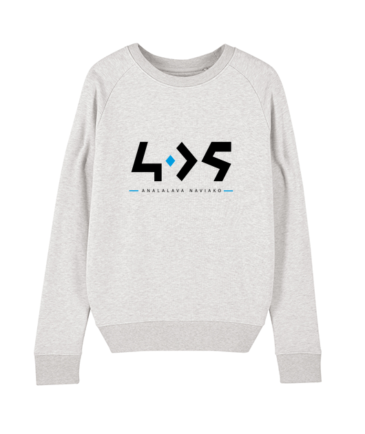 SWEATSHIRT COTON BIO FEMME ZNKA 405