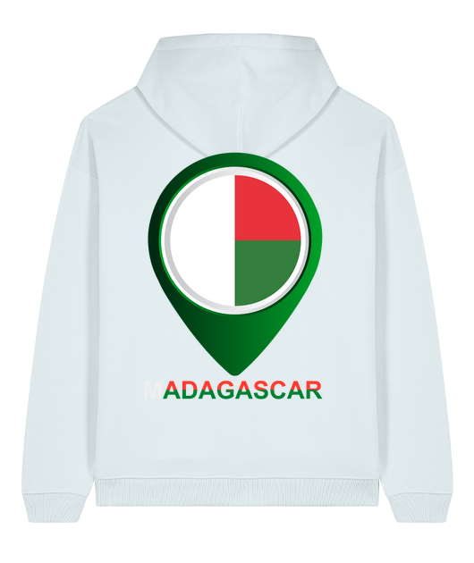 " 261 MADAGASCAR " HOODIE OVERSIZE BIO // SLAMMER 2.0 - Vue 2