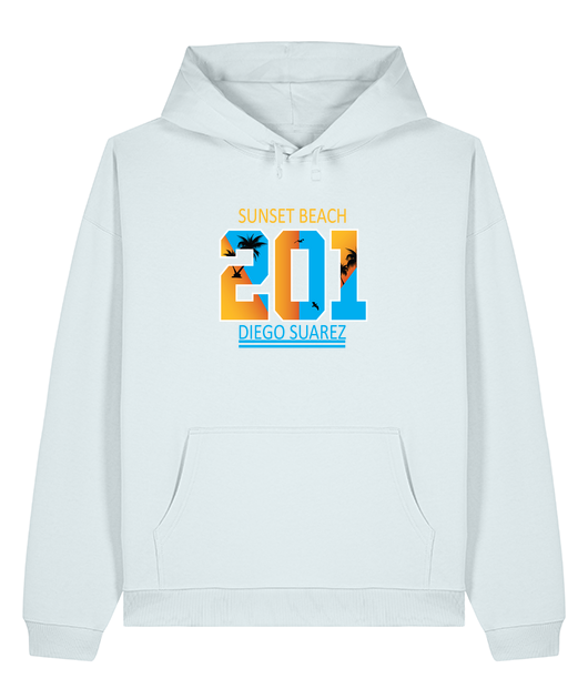 201 SUNSET BEACH HOODIE OVERSIZE BIO // SLAMMER 2.0
