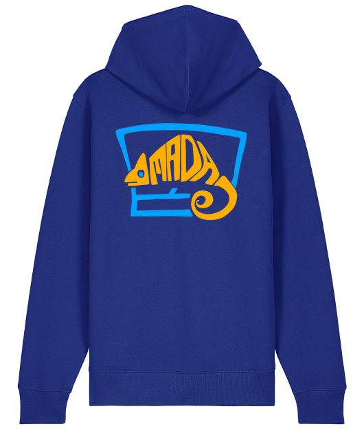 " MADA" Sweat capuche zippé bio // CULTIVATOR 2.0 - Vue 2
