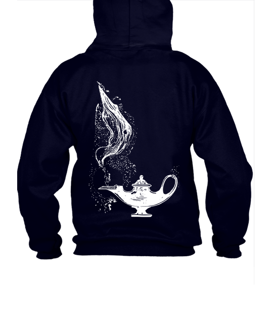 Sweat capuche Aladin noir - Vue 2