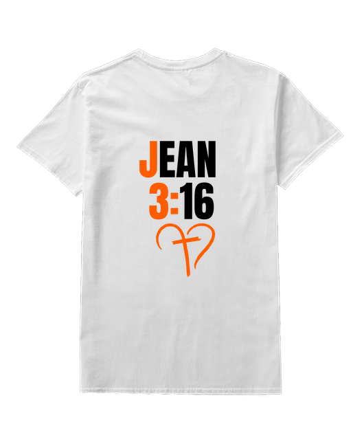 Nouvelle collection T shirt "Il est..." visuel orange et noir - Vue 2