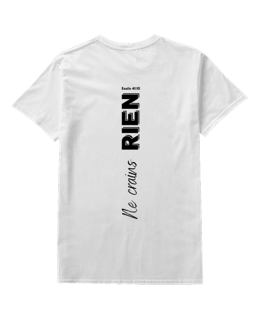 T shirt Allez sois béni blanc - Vue 2
