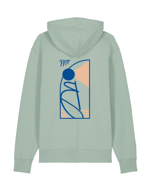 Hoodie Mr Bassin dos poly - Vue 2