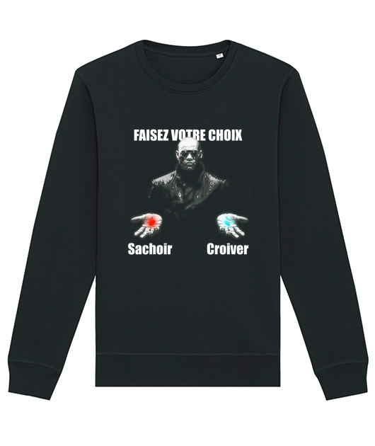 SWEATSHIRT UNISEXE COL ROND BIO / ROLLER