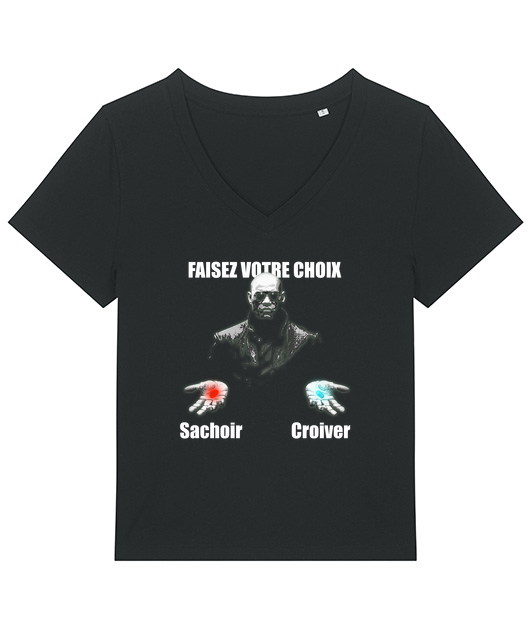 T-shirt col V femme bio / ISLA