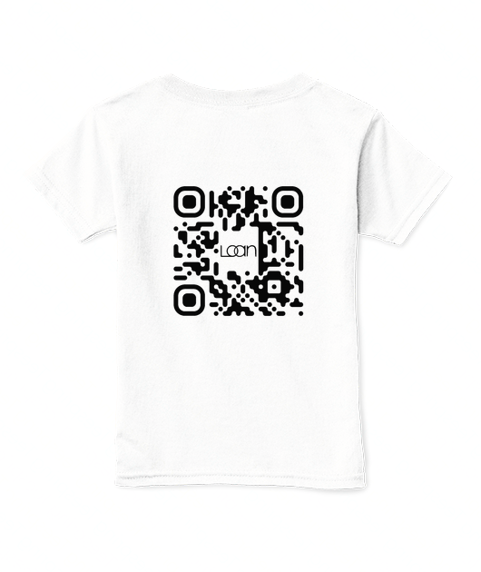 T-shirt Enfant logo Loan + Qr code au dos - Vue 2