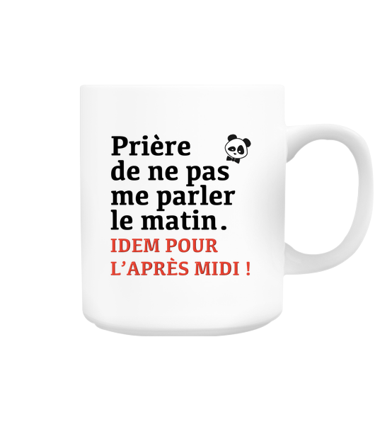 Prière de ne pas me parler !