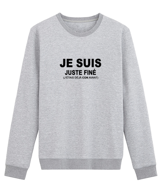 JE SUIS JUSTE FINE (J'ETAIS DEJA CON AVANT)