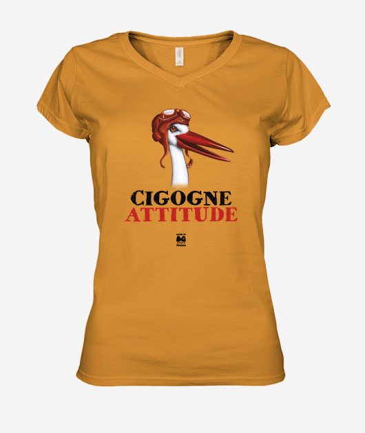 T-shirt Femme Col V