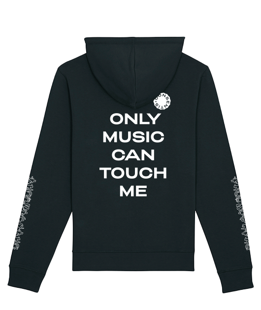 Hoodie ASK FOR CONSENT / ONLY MUSIC CAN TOUCH ME - Vue 10
