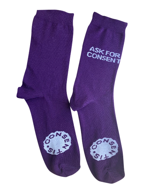 Chaussettes ASK FOR CONSENT - Vue 2