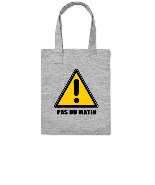Tote bag « PAS DU MATIN » collection "SIGNALEZ-VOUS"