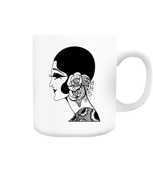 Mug "WOMAN TWENTIES" collection "ANNEES FOLLES"