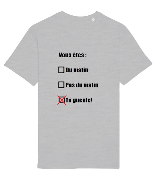 VOUS ETES..."