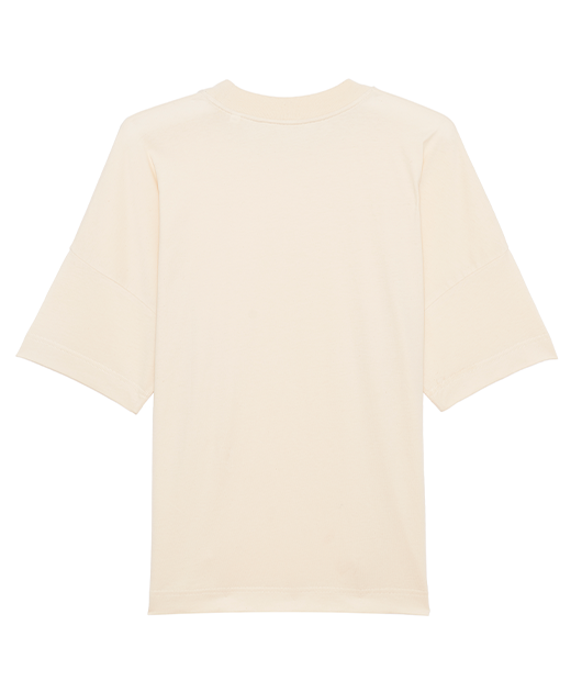 Have Faith Oversize blanc - Coton Bio - Vue 2