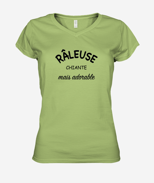 T-shirt Femme Col V