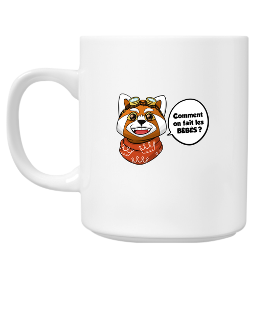 Mug Comment on fait les bébés ! - Vue 2