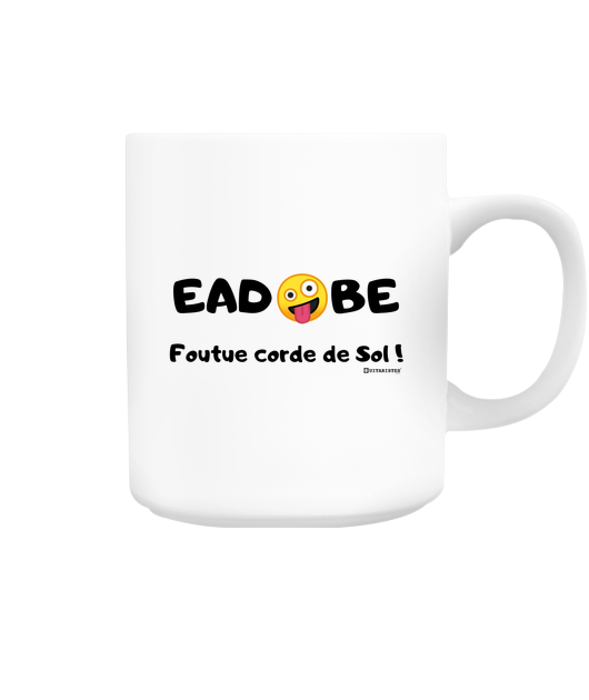 Mug "Foutue corde de Sol" EADGBE