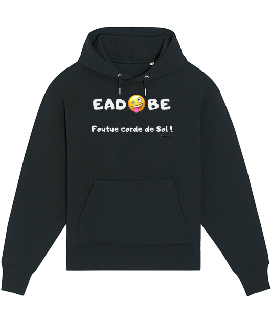 HOODIE BIO UNISEXE DECONTRACTE EPAIS