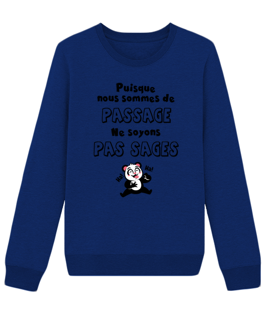 PUISQUE NOUS SOMMES DE PASSAGE NE SOYONS PAS SAGES