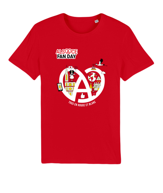 ALSACE FAN DAY - Rouge (H&Unisexe) - Vue 2