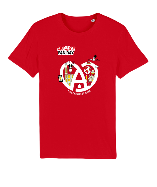 ALSACE FAN DAY - Rouge (H&Unisexe) - Vue 2