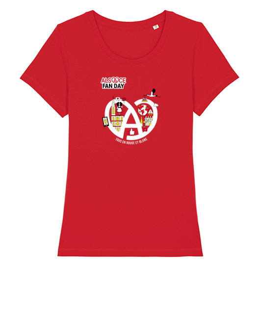 ALSACE FAN DAY - rouge (F) - Vue 2