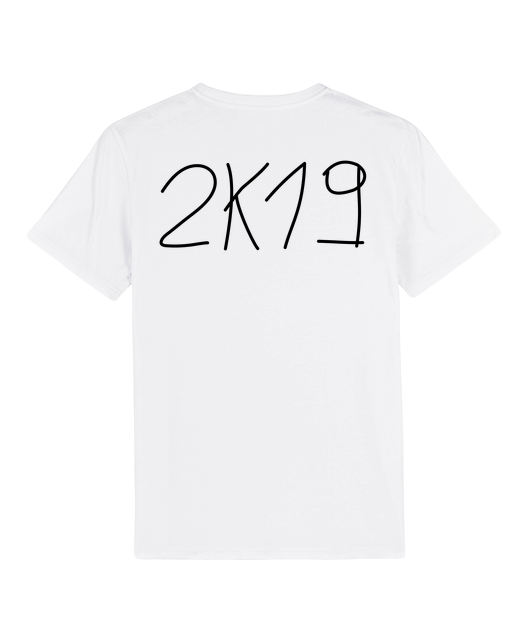 T-shirt 2k19 (blanc) - Vue 2