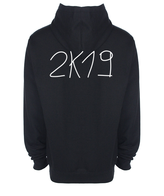Sweat à capuche / Hoodie 2k19 (noir) - Vue 2