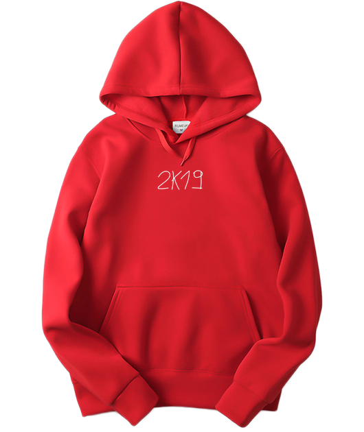 Sweat à capuche / Hoodie 2k19 (rouge)