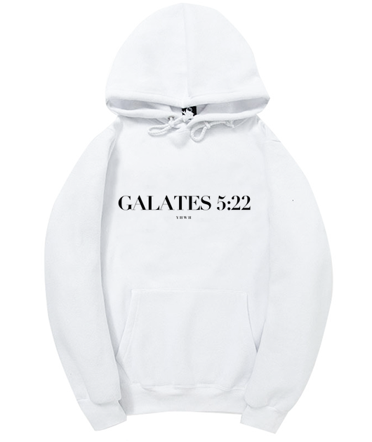 Galates YHWH Sweat premium Blanc