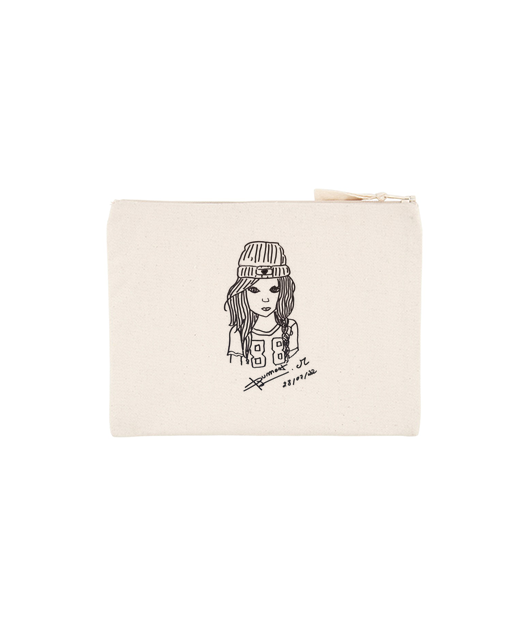 Jolie pochette fille avec bonnet