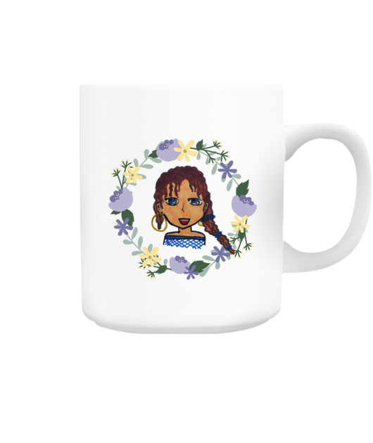 Mug Lauriane et ses fleurs