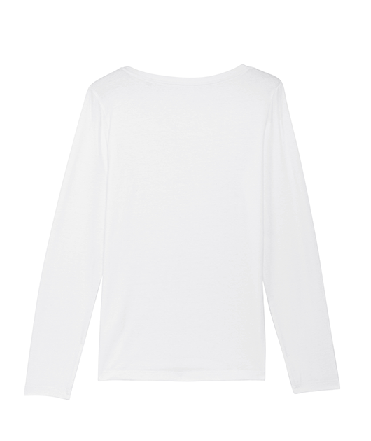Tee shirt manche longue blanc - Vue 2