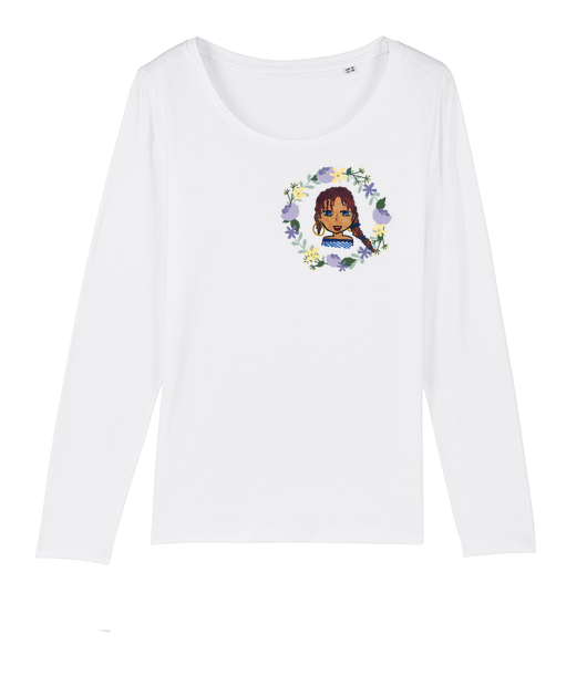 Tee shirt manche longue blanc