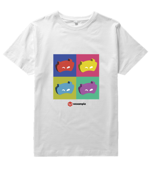 T-shirt Wexy Warhol {col rond}