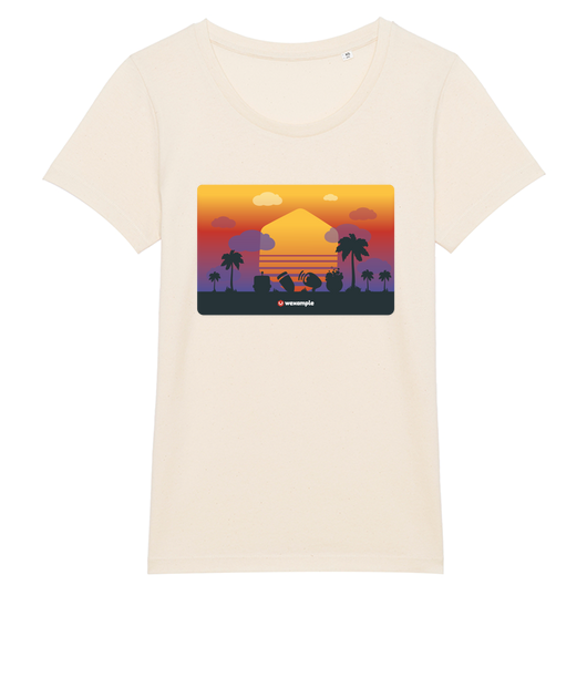 T-shirt Sun-WEX {col évasé}