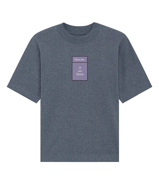 Tshirt Oversize Col Montant Bio Recyclé