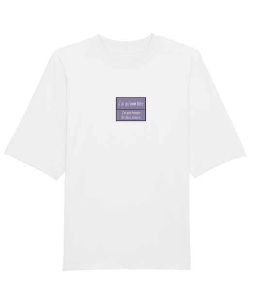 Tshirt Oversize Col Montant - Bio