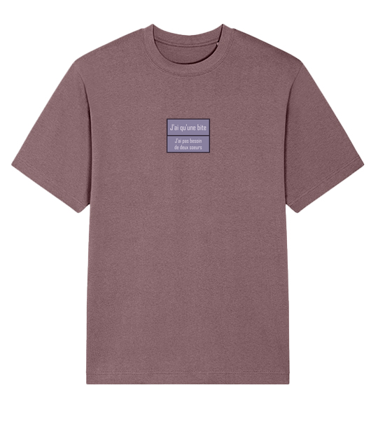 T-SHIRT UNISEXE BIO LOURD