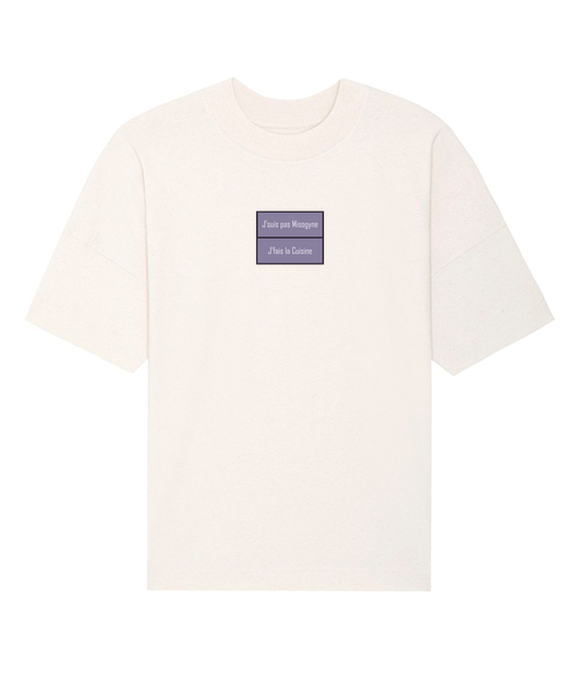 T shirt "J'suis pas Misogyne, J'fais la Cuisine"