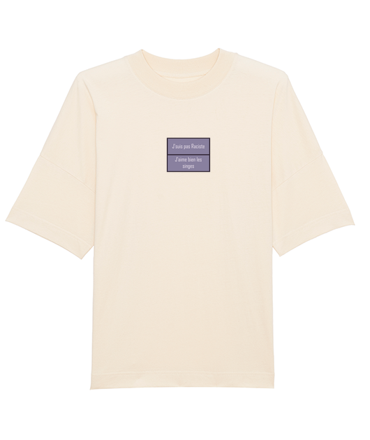 Tshirt Oversize Col Montant - Bio